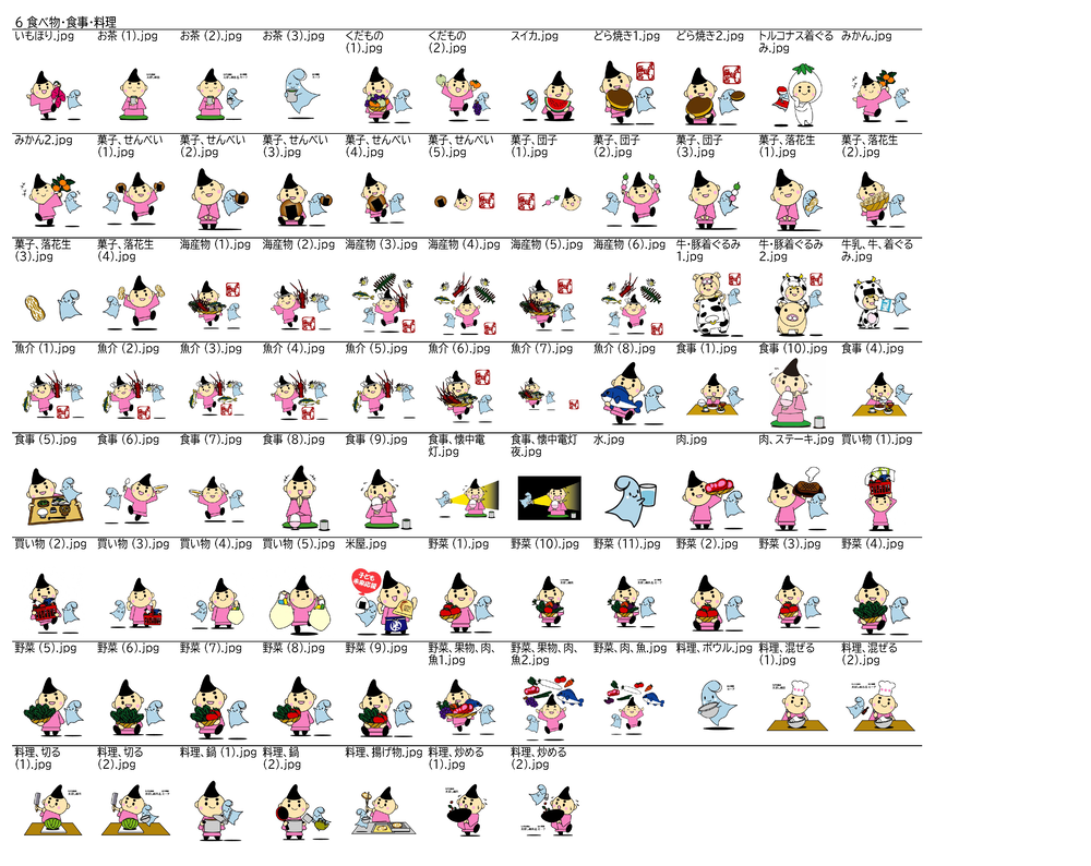 6．食べ物・食事・料理
