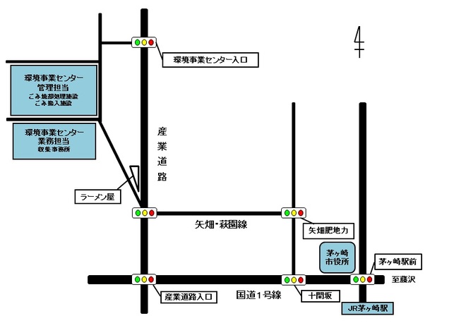 環境事業センター案内図