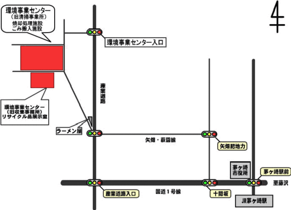 環境事業センター周辺図