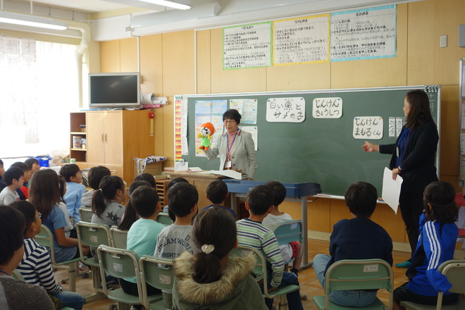 小学校教室の写真