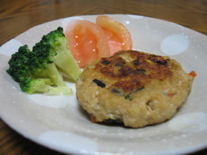 ひじき入り豆腐ハンバーグの写真