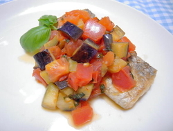 太刀魚の夏野菜ソース