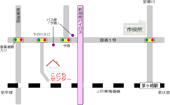 こどもセンター周辺地図