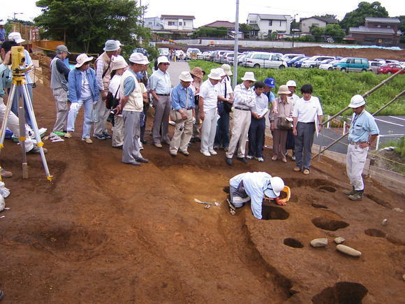 発掘調査時の大久保遺跡