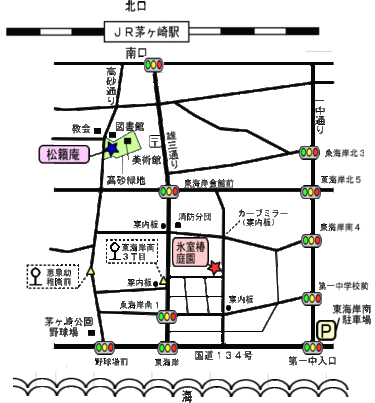 松籟庵の地図