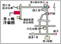 茅ヶ崎洋蘭園地図