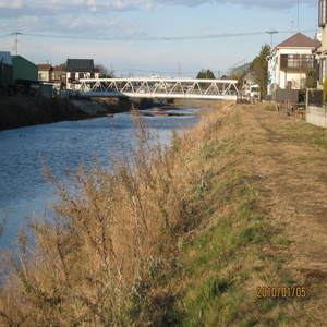 大曲橋上流左岸