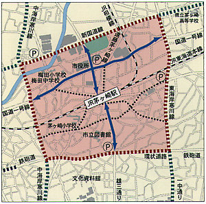 茅ヶ崎駅周辺地図