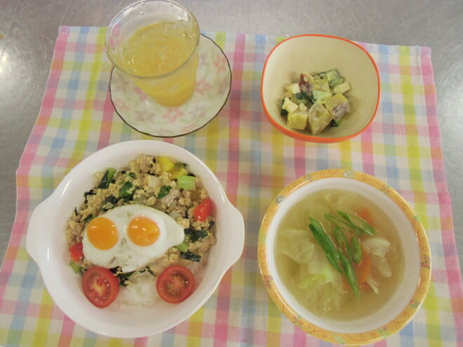 幼児食のメニューです。