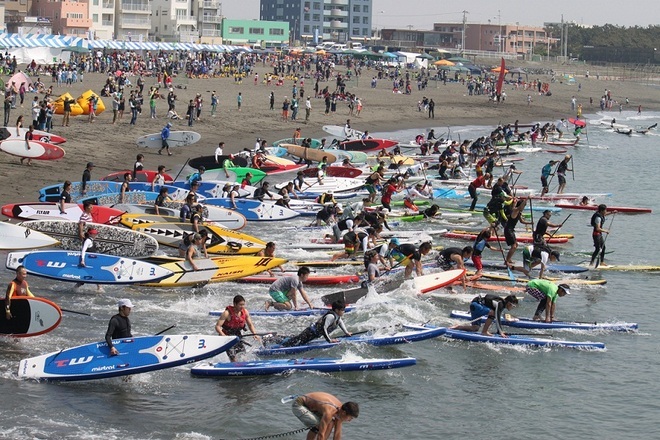 12:湘南祭のパドルレース