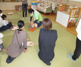 救命講習会の様子