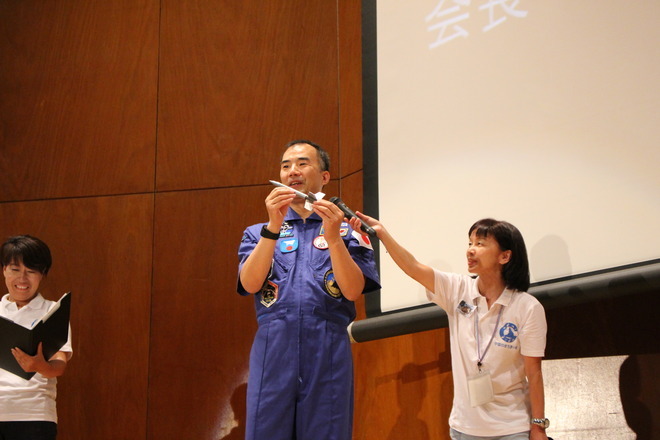 一緒に宇宙に行った本物のペンシルロケットとの再会