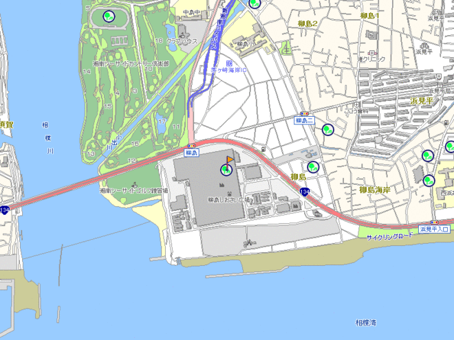 柳島しおさい公園地図