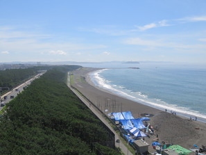 上空からの海岸