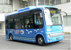 車体広告の写真