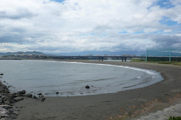 相模川河口の砂州