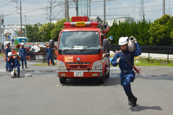 ポンプ車操法