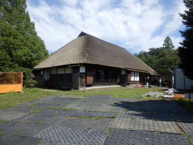 1:（1）旧和田家住宅の耐震改修工事が始まりました