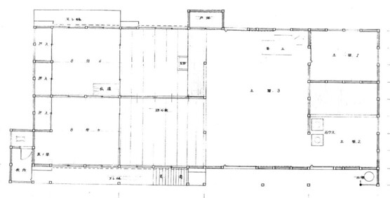 旧三橋家住宅の間取り
