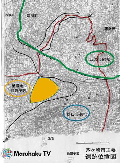 茅ヶ崎は地形の基本的な要素が全て揃う街画像