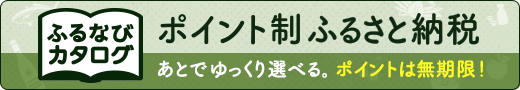 ポイント制ふるさと納税の「ふるなびカタログ」なら、先に寄附だけ行って、後からゆっくり返礼品を選べます。来年への持ち越しも可能です。（外部リンク）