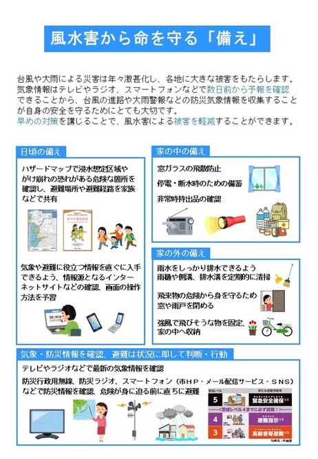 風水害・大地震から命を守る家庭の「備え」ガイド