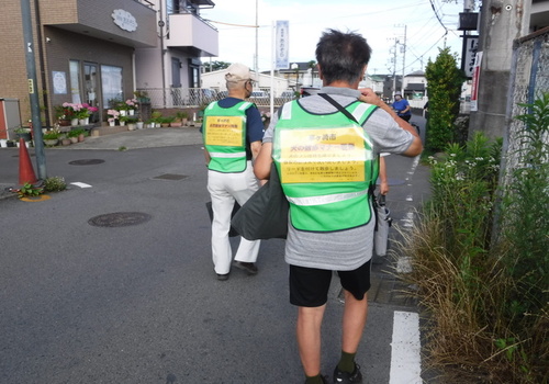 2:香川駅前でのパトロールの様子