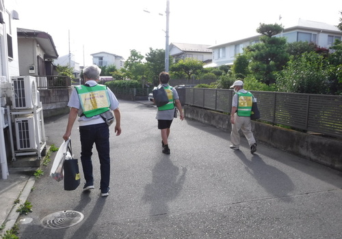 3:住宅街パトロールの様子