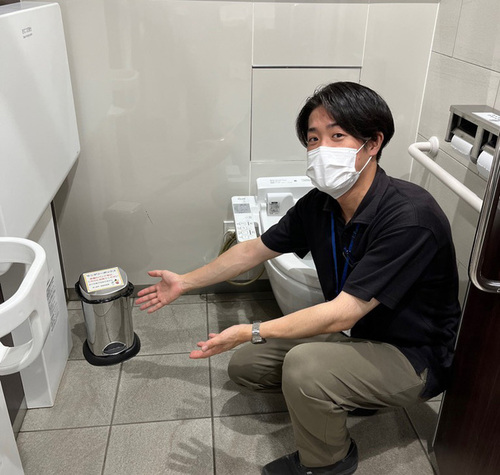 3:市役所にお越しいただいた際は、安心してトイレをご利用ください