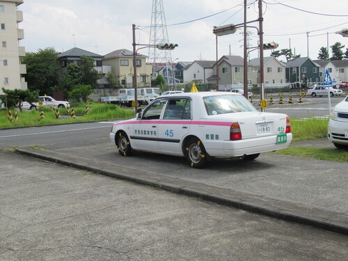 3:教習車を使用して実技講習を行いました！