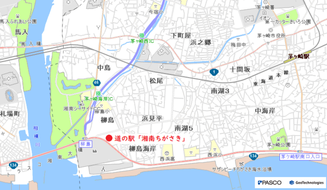道の駅案内図