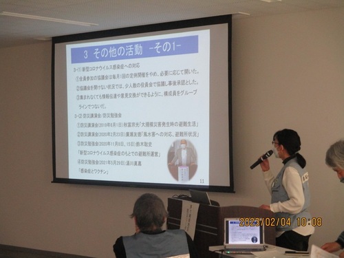 1:講演会や勉強会を実施して組織の強化を図っています