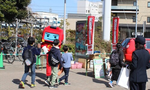 2:ショウボーグ119号が防火広報に参加しました