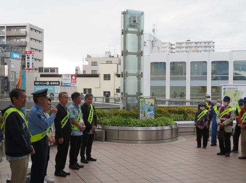 2:警察署長より挨拶をいただきました