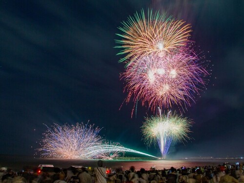 3:鮮やかに夏の夜空を彩ります。