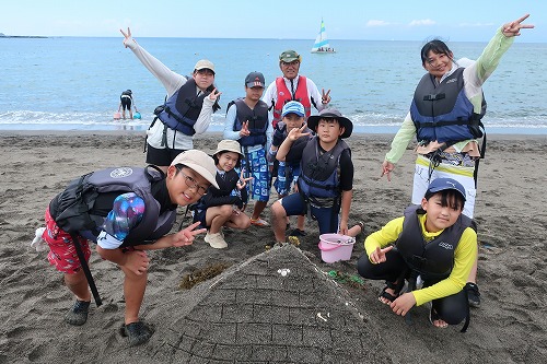 5:2日目はサンドアートと海あそび！天気にも恵まれました