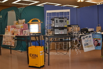 令和5年度みんなの防災展の資機材展示ブース