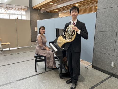 10:ホルニスト坂田優咲さんとピアニスト中山結芽さん