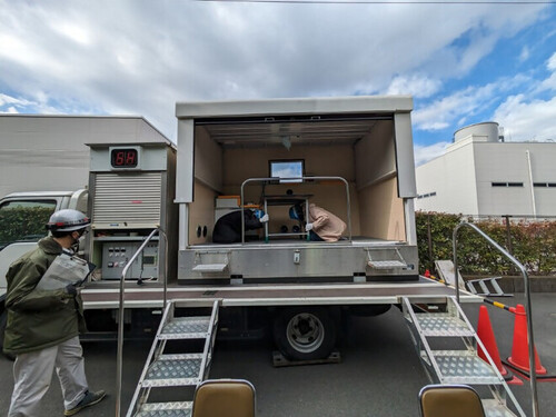 5:実技訓練（地震体験車）