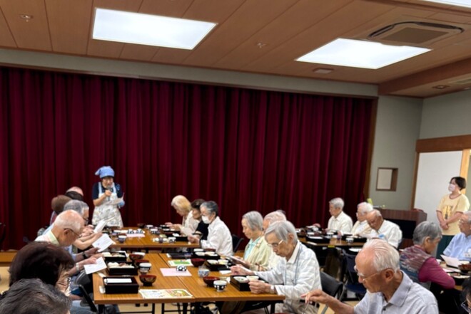 美味しいお弁当の「ふれあい昼食会」