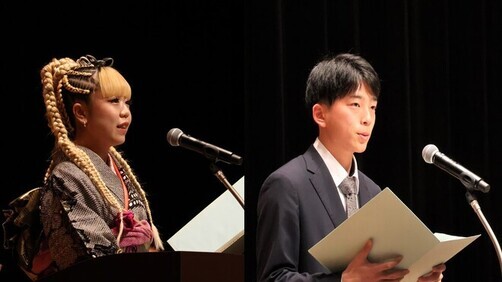2:各部の実行委員の代表がことばを述べました