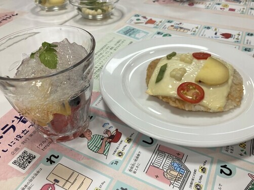 3:（画像）調理実習でつくったメニュー