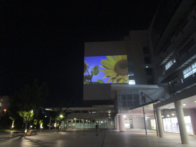 10月5日日曜日　映像投影