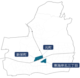 対象エリアの地図