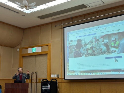 2:（画像）NPO法人セカンドワーク協会理事長四條氏による講演