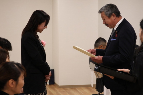 7:（画像）茅ヶ崎地区食品衛生協会長表彰の一幕