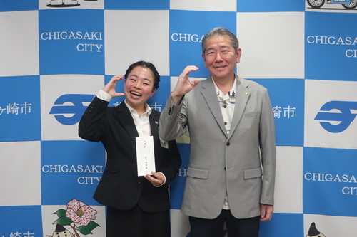 2:（画像）グアテマラと茅ヶ崎の架け橋となるご活躍を期待しています