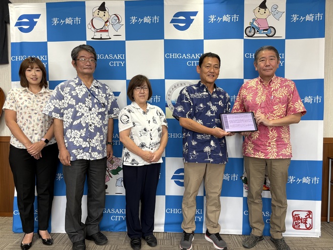 9月30日の評価結果の手交式の様子