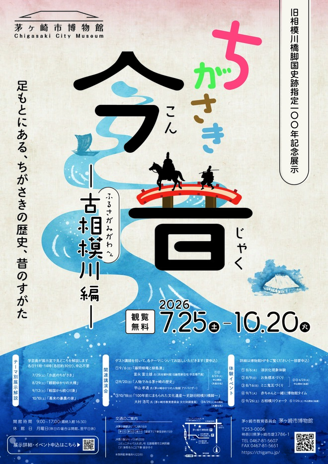 007_A3：博物館企画展 ちがさき今昔　古相模川編