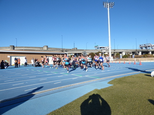 4:男子1・2部スタートの様子